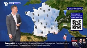 Une France coupée en deux avec de la grisaille sur la moitié nord et du soleil dans les régions du sud