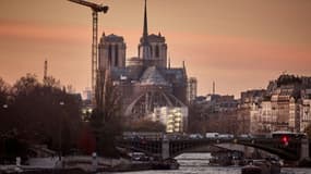 La cathédrale Notre-Dame prise le 28 novembre 2024