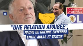 OL : "La relation est bonne, apaisée", Aulas raconte ses liens avec Textor