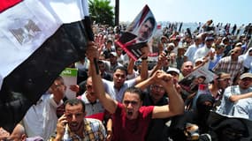 Des manifestants pro-Morsi, le 16 août.