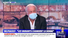 Jean-François Delfraissy: le variant britannique "est à des niveaux de 7 à 9% dans certains régions françaises"