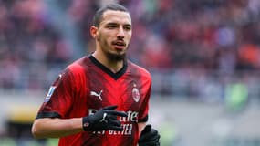 Ismael Bennacer avec Milan en mars 2024