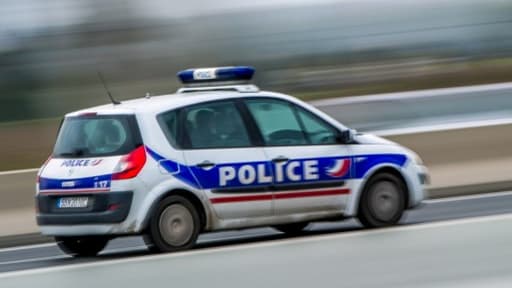 Une voiture de police - Image d'illustration