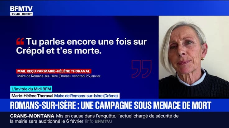 Menacée une nouvelle fois de mort, Marie-Hélène Thoraval fait campagne pour les municipales de 2026 à Romans-sur-Isère 