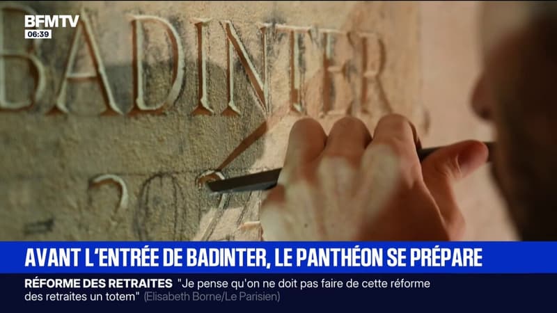 Le Panthéon se prépare à accueillir Robert Badinter