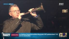 De nombreux signes de soutien pour le personnel soignant dans les villes mais aussi à la campagne