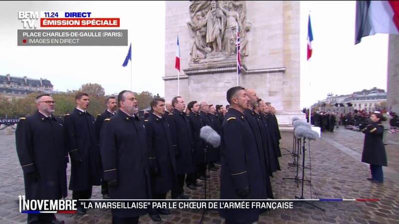 11-Novembre: le chSur de l'armée française chante 