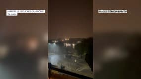 Des pluies diluviennes se sont abattues sur Marseille ce mercredi.