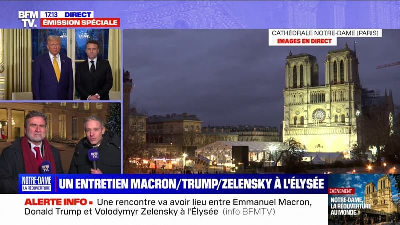 Une rencontre trilatérale entre Emmanuel Macron, Donald Trump et Volodymyr Zelensky aura lieu à l'Élysée