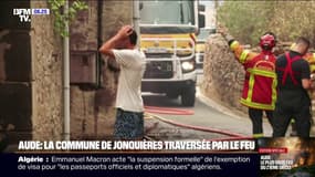 Aude: les habitants de Jonquières tentent de sauver ce qu'il reste, après le passage du feu qui a détruit les trois quarts du village