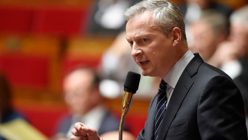 Bruno Le Maire le 12 mai 2015 à l'Assemblée.