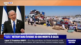 Gaza: Benjamin Netanyahu évoque "30.000 morts" dans l'enclave palestinienne depuis le 7 octobre, dont "environ 16.000 civils"
