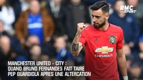 Manchester United-City: Quand Fernandes fait taire Guardiola après une vive altercation