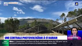 Saint-Auban: une centrale photovoltaïque avec 26.000 panneaux solaires inaugurée