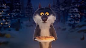 Un extrait de la publicité de Noël diffusée par les magasins Intermarché en décembre 2025, dont la partie animation a été créée par le studio d'animation français Illogic.