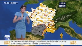 La météo pour ce lundi 10 juillet 2017