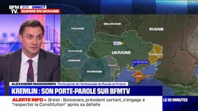 Guerre en Ukraine: "Pour la Russie, Kherson est un point absolument stratégique", affirme le porte-parole de l'ambassade russe en France