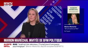 "Éric Zemmour voulait me pousser à attaquer Jordan Bardella", déplore Marion Maréchal, députée européenne