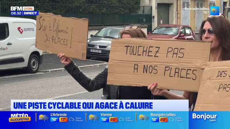 Caluire-et-Cuire: les riverains de la route de Strasbourg vent debout contre les nouvelles pistes cyclables