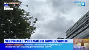 Orages et vent violent: l'Île-de-France en vigilance jaune ce samedi