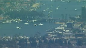 États-Unis: la patrouille Thunderbirds survole Los Angeles en hommage aux soignants
