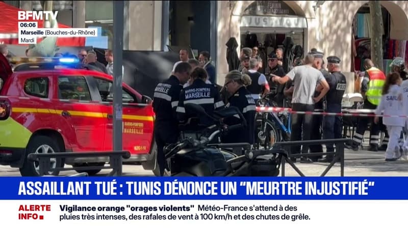 Assaillant tué à Marseille: la Tunisie dénonce un "meurtre injustifié"