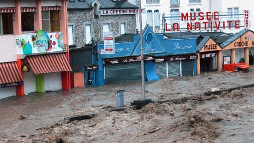 Les crues à Lourdes