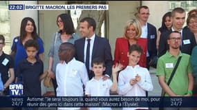 Brigitte Macron, les premiers pas