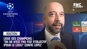 Ligue des champions :  "On ne n’est pas fixé d’objectif (pour le LOSC)" confie Lopez