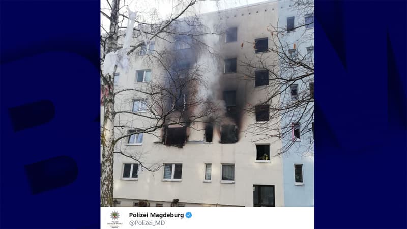 Un immeuble a explosé à Blankenburg dans l'est de l'Allemagne. 