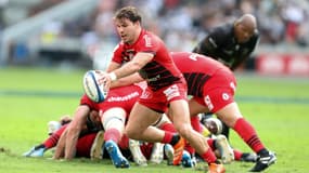 Le Stade Toulousain face aux Sharks en Champions Cup à Durban (Afrique du Sud) le 11 janvier 2025