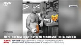 "C'est osé, mais c'est pas mal": des commerçants d'Aix-en-Provence posent nus pour un calendrier 