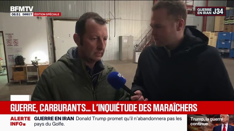 Guerre au Moyen-Orient, carburants... L'inquiétude des maraîchers