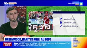 Ligue 1: les performances de Greenwood, Harit et Rulli