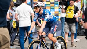 Ilan Van Wilder sur le Tour de France, le 1er juillet 2024