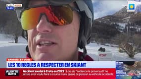 Les dix règles à respecter en skiant