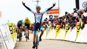 Cyclisme - Paris-Nice - Lenny Martinez vainqueur de la 5e étape, le 13 mars 2025