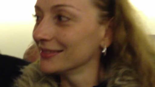 24 janvier 2013: Florence Cassez, dans l'avion du retour vers la France où elle devrait atterrir ce jeudi en milieu de journée.