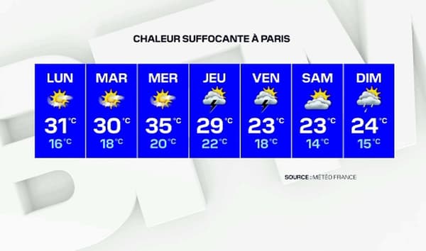 Il fera jusqu'à 35°C cette semaine en Île-de-France. Il fera jusqu'à 35°C cette semaine en Île-de-France.