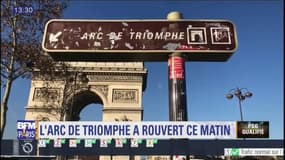 L'Arc de Triomphe a rouvert au public