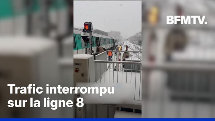 La ligne 8 du métro parisien interrompue à la suite d’un incident d’exploitation 