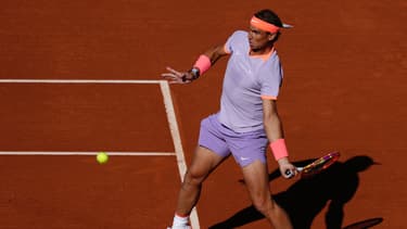 Rafael Nadal lors du tournoi de Barcelone, le 16 avril 2024 