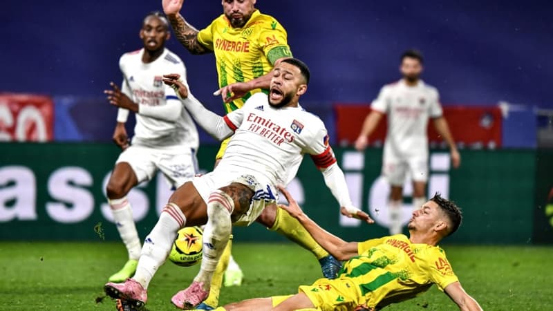 Nantes-OL en direct : doublé tranquille pour Depay face à des Nantais sans idées