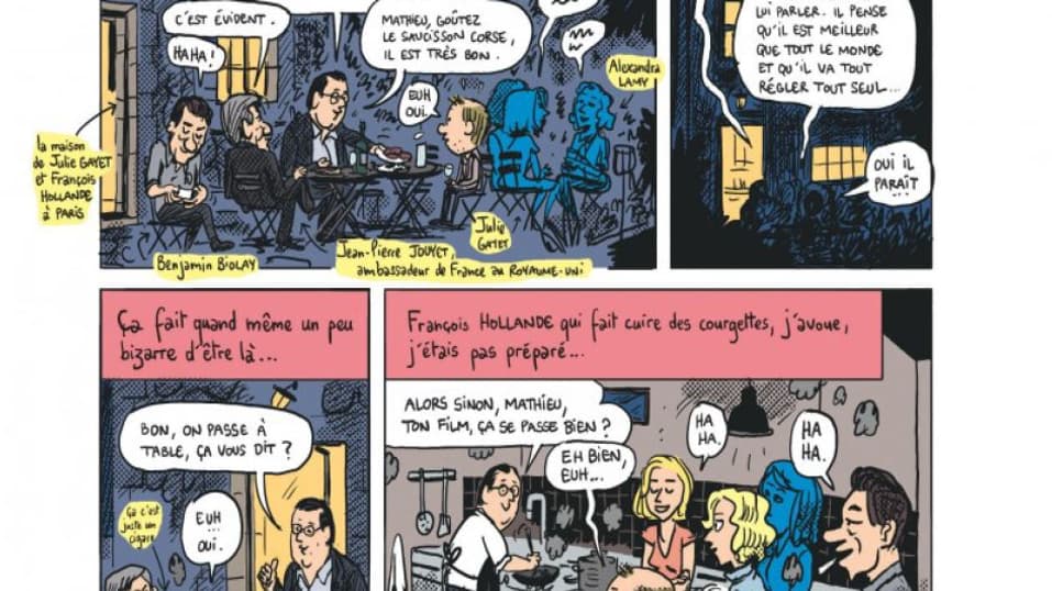 Détail de la BD de Mathieu Sapin "Comédie Française"
Détail de la BD de Mathieu Sapin "Comédie Française"