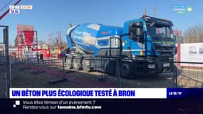 Rhône: un béton plus écologique testé à Bron