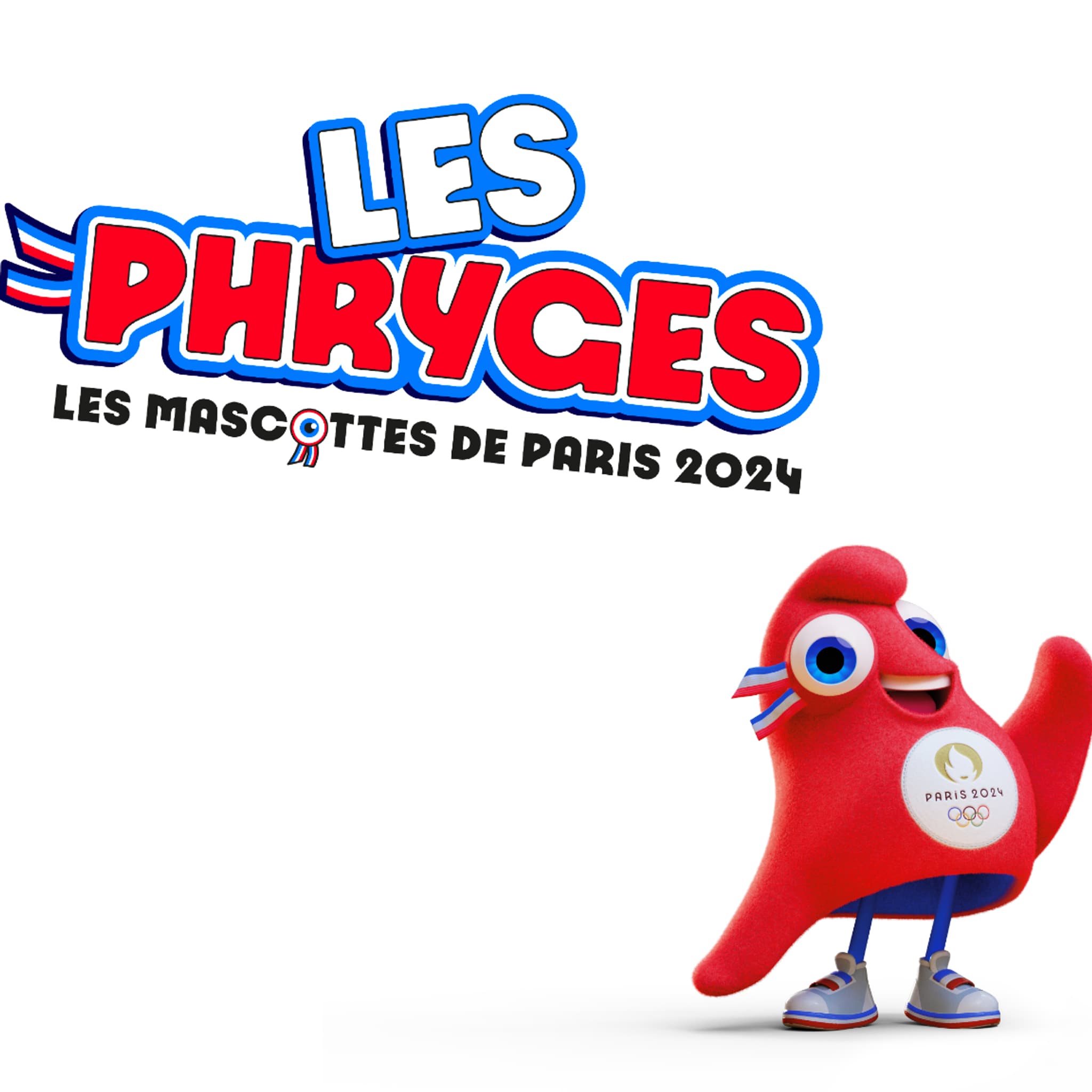 Peluche Officielle Les Phryges - Mascotte JO Paris 2024 (24 Cm) - Gipsy Toys