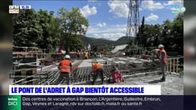 Gap: le pont de l'Adret accessible fin septembre