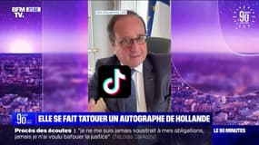 90 SECONDES - Elle se fait tatouer une phrase culte de François Hollande