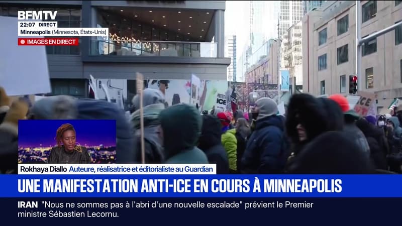 Une manifestation anti-ICE en cours à Minneapolis - 30/01
