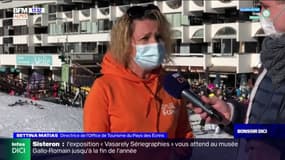 Bettina Matias, directrice de l'office de tourisme du Pays des Ecrins évoque la fréquentation à la station de Puy-Saint-Vincent cette année